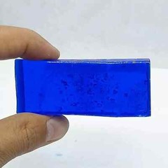 Lab-Created 425 Ct Blue Sapphire Nano Crystal Heat Resistant, Ideal for Jewelry