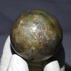 132g Celestial Star Sapphire Sphere—Natural Asterism • 40MM Guardian Crystal Orb
