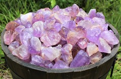 5 Pieces 1″ – 2.5″ Rough Amethyst Natural (Brazil) Gemstone Raw Crystal Healing