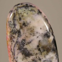 2.3″ STRAWBERRY OPAL Polished Gemstone Freeform Standup Display Stone – Peru